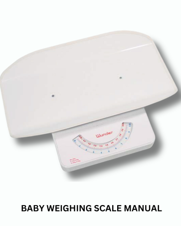 baby weighing scale manual