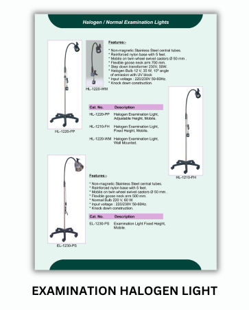 examination halogen light