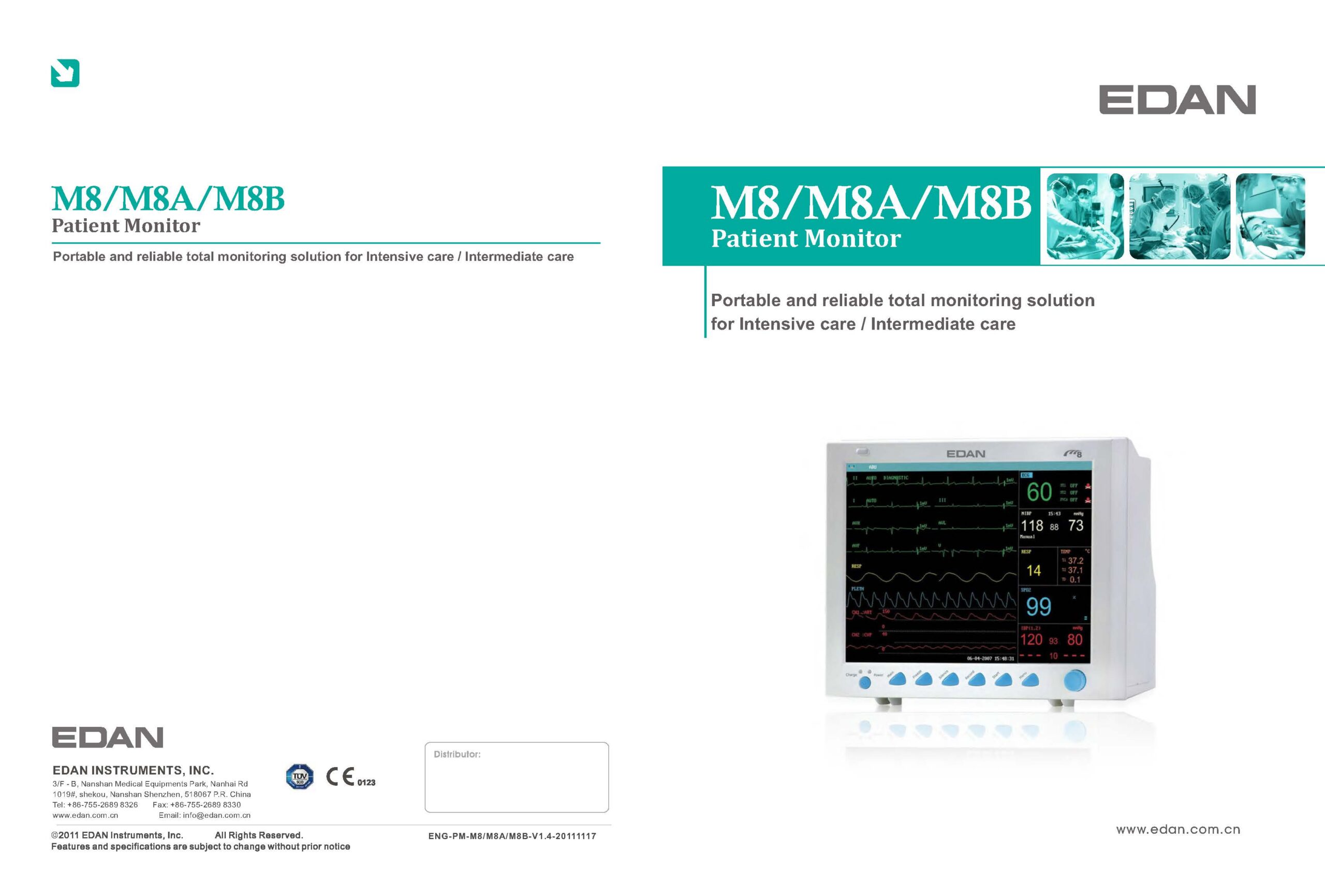patient monitor m8b page 1