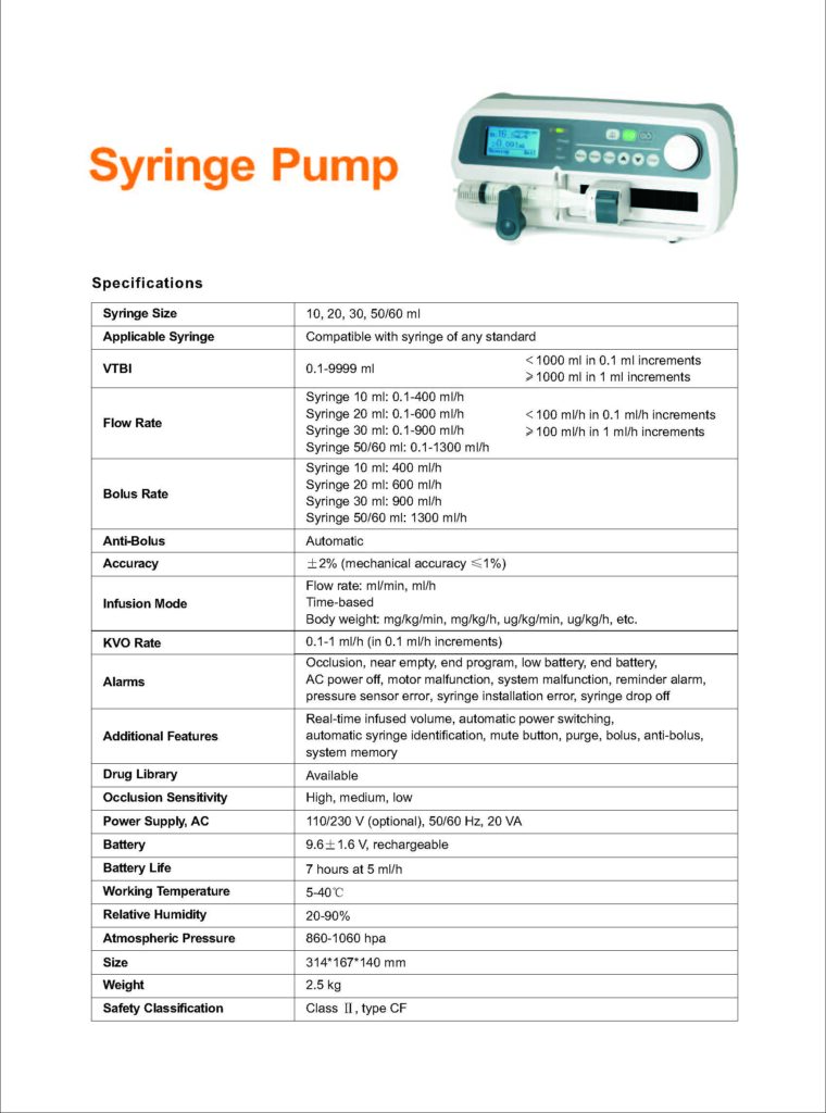 syringe pump 602